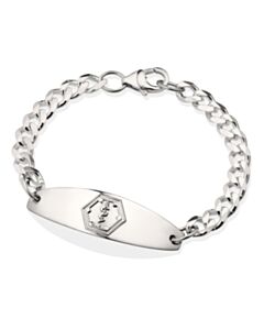 Sterling Silver Premier Embossed Bracelet