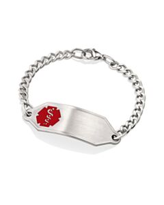 Small Stainless Steel Classic Red Bracelet