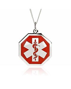 Sterling Silver Premier Red Necklace