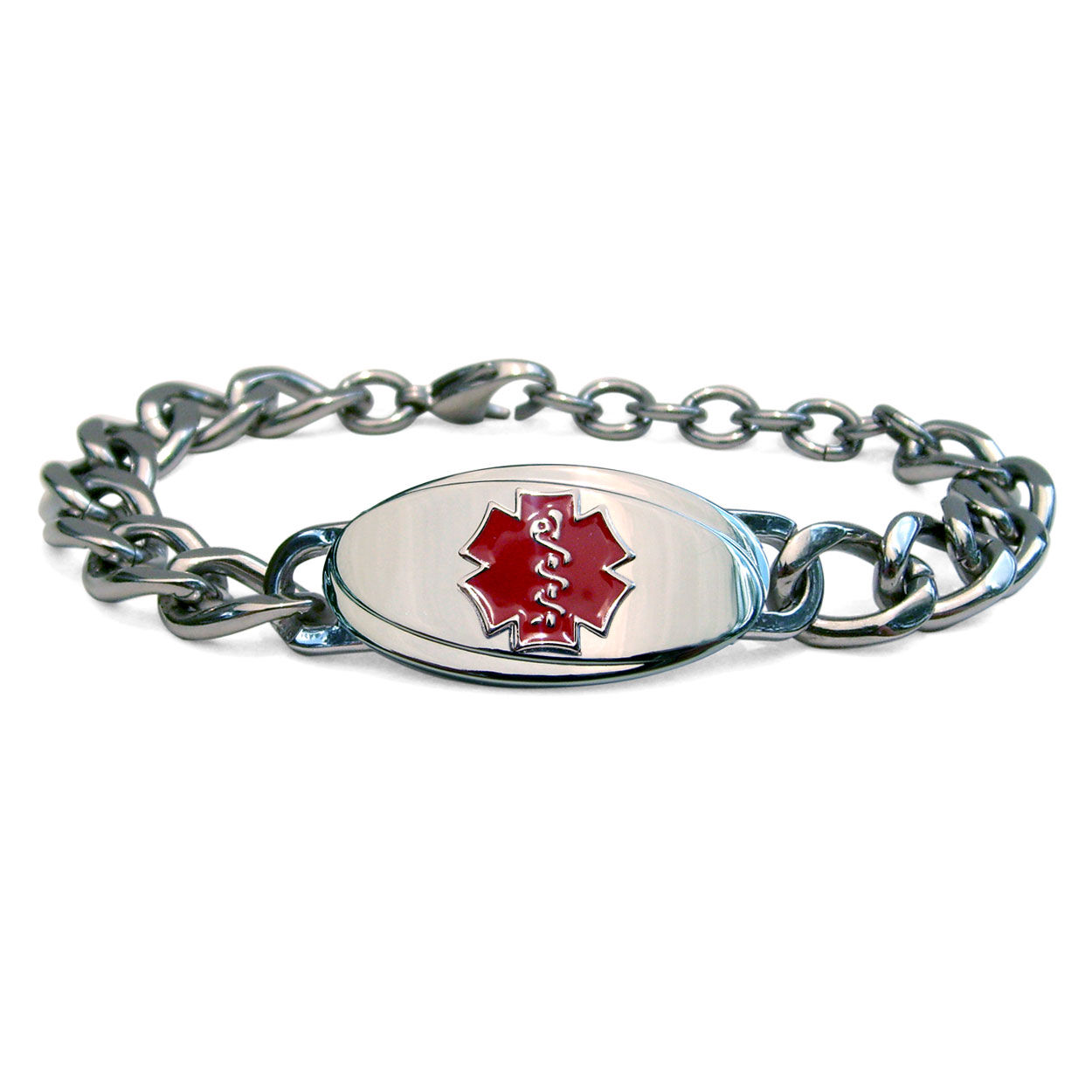Titanium medical id bracelet best sale