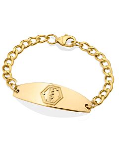 10ct Gold-Filled Premier Embossed Bracelet