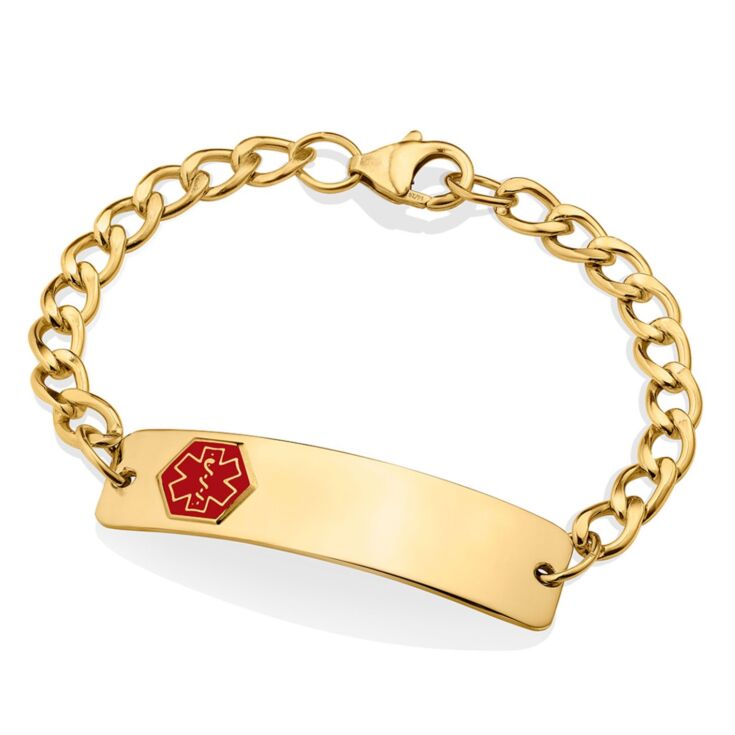 10ct Gold-Filled Classic Red Bracelet