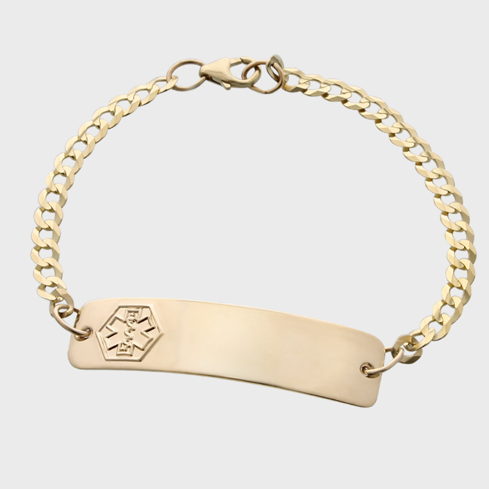 Buy 14ct Gold Classic Bracelet Universal Medical ID
