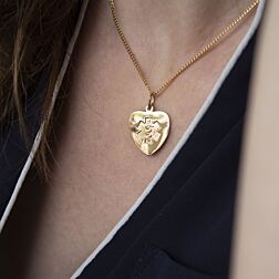 10ct Gold-Filled Heart Charm Necklace
