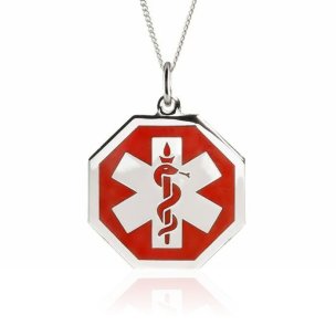 Sterling Silver Premier Red Necklace
