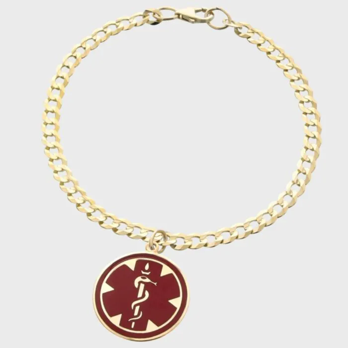 Medical id charm bracelet hot sale