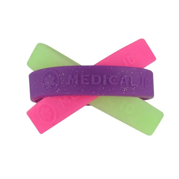 Order Silicone Sleek Sparkle Bundle Pack Universal Medical ID