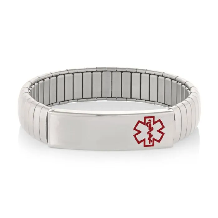 Universal medical discount alert bracelets