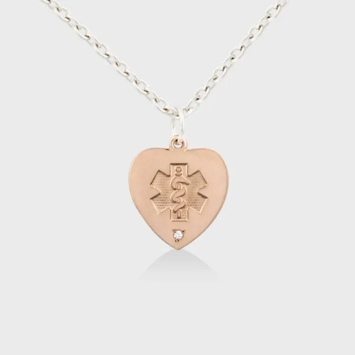 Medical id shop necklace womens