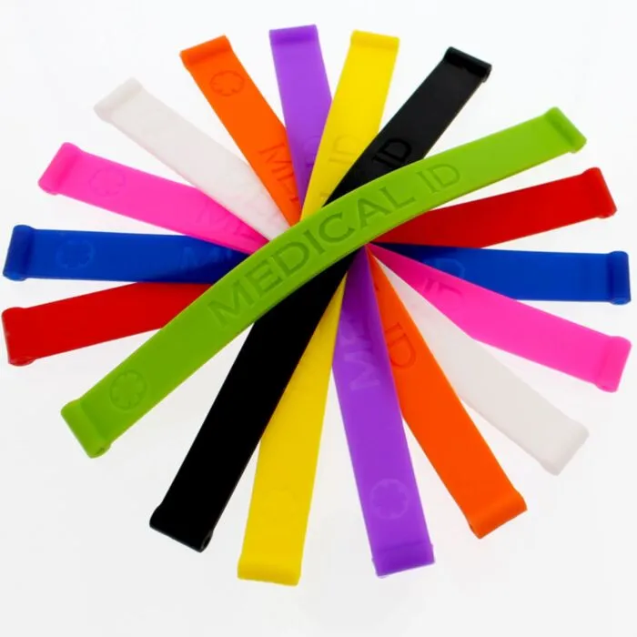 Interchangeable medical store id bracelets