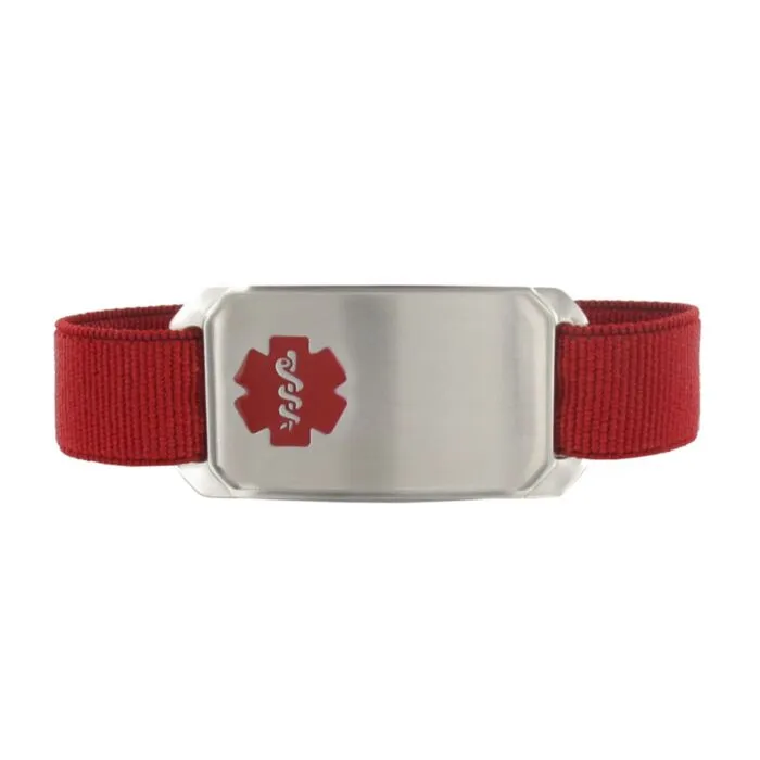 Buy Stainless Steel Large Sportband Flex Universal Medical ID