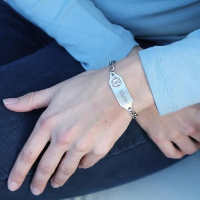 Wrist medical alert shop bracelet