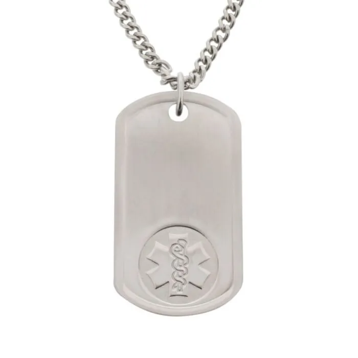 Stainless Steel Dog Tag Embossed
