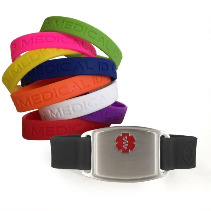 Interchangeable medical best sale id bracelets
