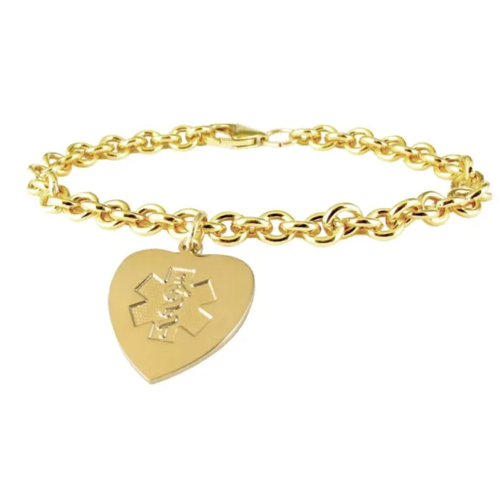 Medical id hotsell charm bracelet