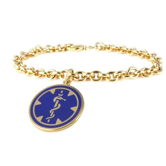 Real top id bracelet