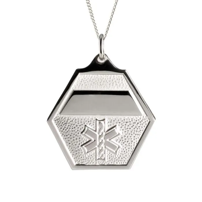 Mens medical necklace hot sale