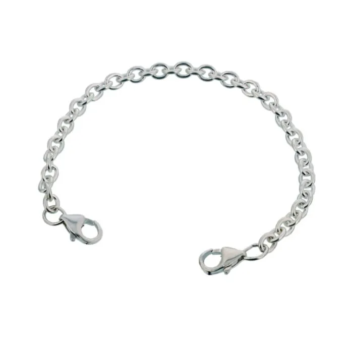 Silver chain band sales