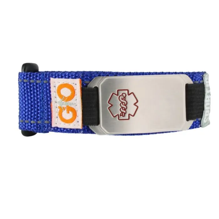 Velcro shop medical bracelet