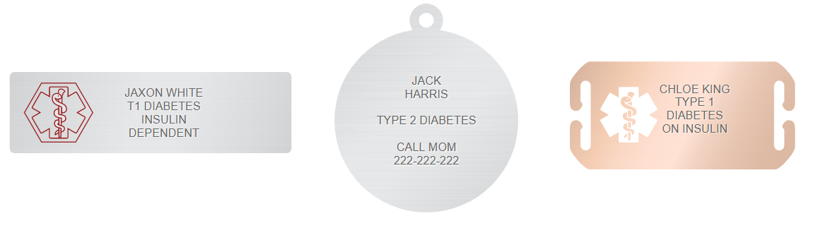 T1d medical online bracelet